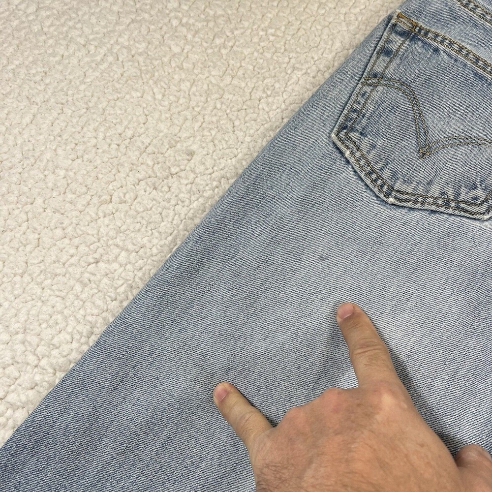 Levi's 550 Jeans Men's 34x30 (Actual 33x30) Blue Relaxed Fit Y2K - Picture 7 of 15